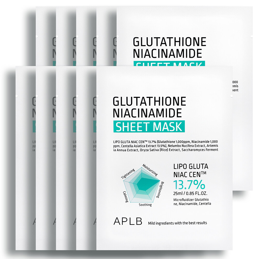 APLB Glutathioine Niacinamide Sheet Mask 10ea