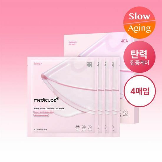 medicube PDRN Pink Collagen Gel Mask Sheet 4ea