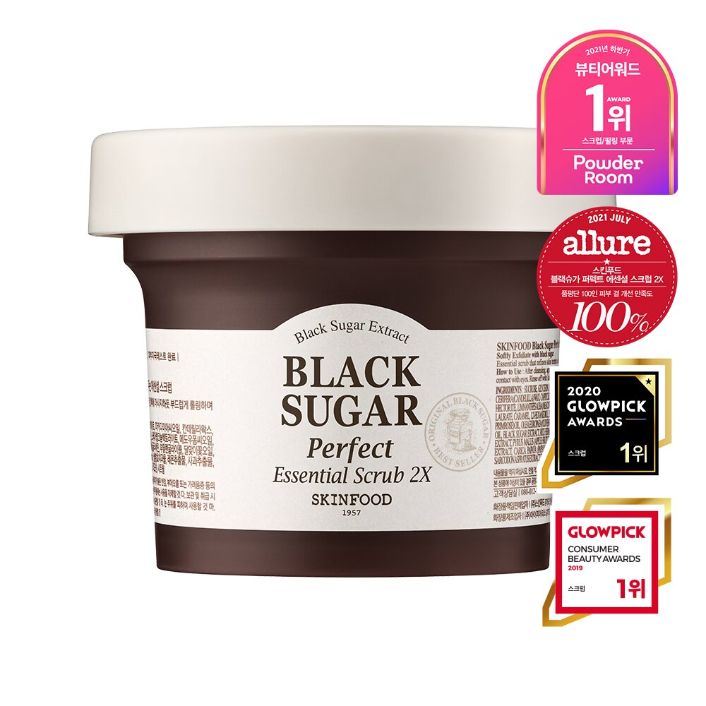 SKINFOOD Black Sugar Perfect Essential Scrub 2X