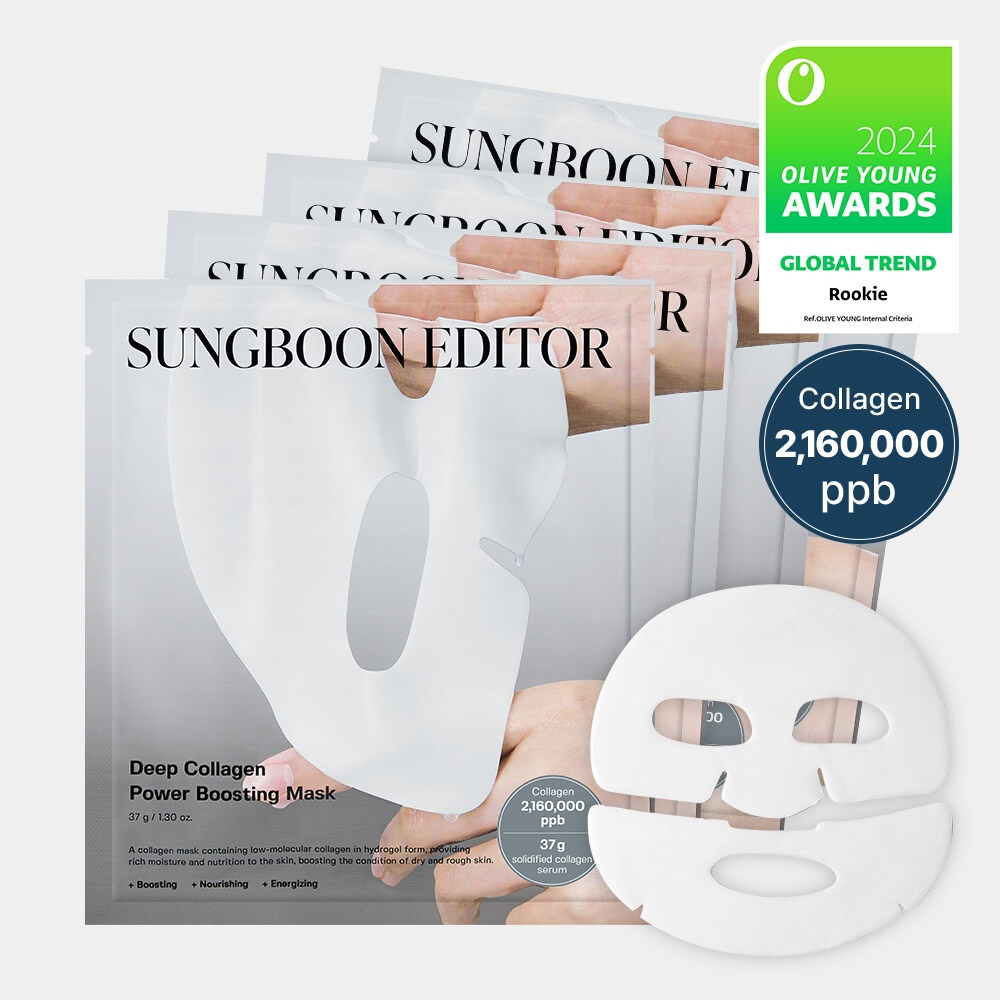 SUNGBOON EDITOR Deep Collagen Power Boosting Mask 4ea