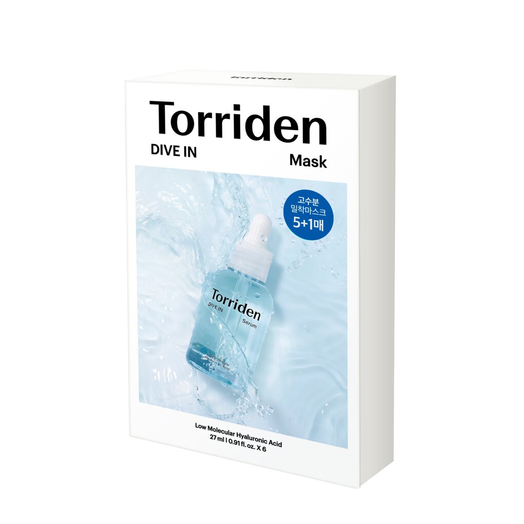 Torriden Dive In Low Molecular Hyaluronic Acid Mask Sheet 5+1ea